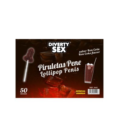 Produse <Body care - 50 RUM AND COLA PENIS LOLLIPOPS