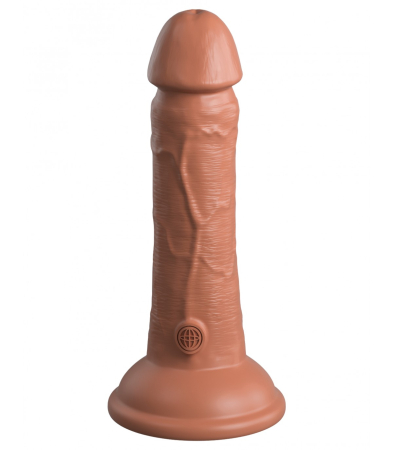 Produse <Sex toy<Body care<Lenjerie intima - 6 DUAL DENSITY SILICONE COCK TAN"