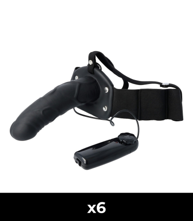 Produse <Body care - 6 X No. 84 BLACK HOLLOW HARNESS 17 CM W/ VIBRATION