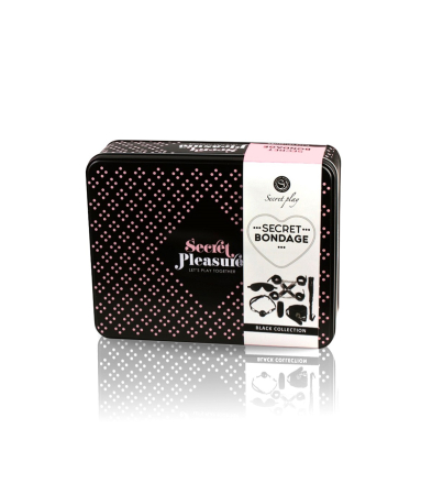 Produse<Sex toy - 8 PIECES BONDAGE KIT -BLACK