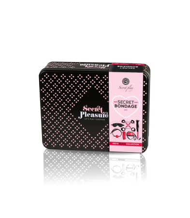 Produse<Sex toy - 8 PIECES BONDAGE KIT -RED & BLACK