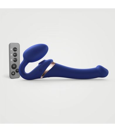 Produse<Sex toy - ADJUSTABLE HARNESS MULTI ORGASM S BLUE