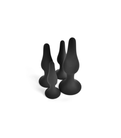 Produse<Lenjerie intima - ANAL KIT X 4 SILICONE V-FANTASY BLACK
