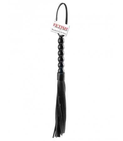 Produse<Lenjerie intima - BEADED CAT-O-NINE TAILS BLACK