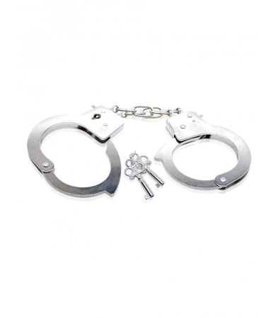 Produse<Lenjerie intima - BEGINNER'S METAL CUFFS SILVER