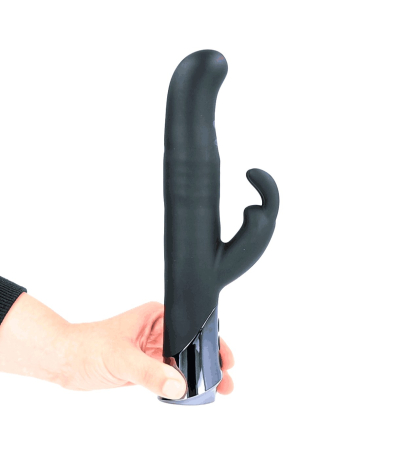 Produse <Sex toy<Body care<Lenjerie intima - BEVEREN RECHARGEABLE VIBRATING RABBIT WITH ROTATIONAL BEADS