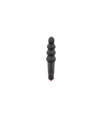Produse <Sex toy<Body care<Lenjerie intima - BLACK BOOM STICK SILICONE VIBRATOR