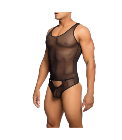 Produse <Body care - BLACK MESH THONG BODY S/M