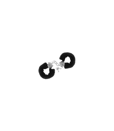 Produse <Sex toy<Body care<Lenjerie intima - BLACK PLUSH HANDCUFFS