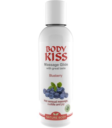 Produse <Sex toy<Body care<Lenjerie intima - BODY KISS BLUEBERRIES 100 ML