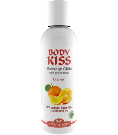 Produse <Sex toy<Body care<Lenjerie intima - BODY KISS ORANGE 100 ML