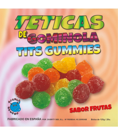 Produse<Lenjerie intima - BOX OF SUGAR GUMMY TITS 125 GR.