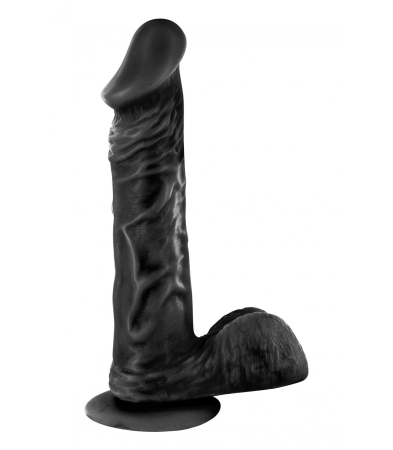 Produse <Sex toy<Body care<Lenjerie intima - BRUCE BLACK REALISTIC PENIS 23 CM