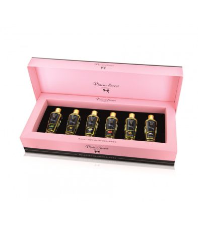 Produse <Sex toy<Body care<Lenjerie intima - COFFRET PLAISIR SECRET 6 MASSAGE OILS 30 ML