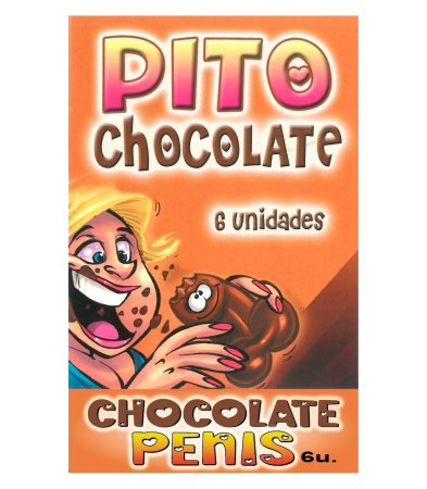Produse<Lenjerie intima - COMIC BOX OF 6 PITO DARK CHOCOLATE