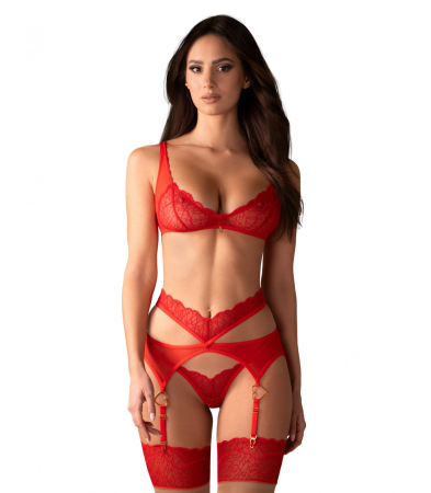 Produse <Sex toy<Body care<Lenjerie intima - CUPIDE DESIR 3-PCS SET 2XL/3XL