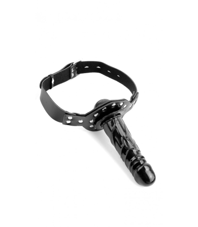 Produse<Lenjerie intima - DELUXE BALL GAG WITH DILDO BLACK
