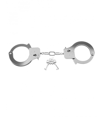 Produse<Lenjerie intima - DESIGNER METAL HANDCUFFS SILVER