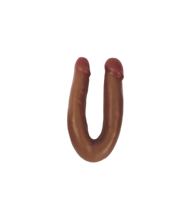 Produse<Lenjerie intima - DOUBLE FINE DILDO THINZ CHOCOLATE 33 CM