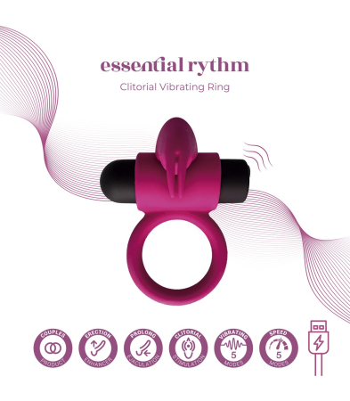 Produse<Sex toy - E9 PINK RECHARGEABLE VIBRATING RING