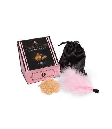 Produse<Lenjerie intima - Edible Powder Kit & Feather - Aphrodisiac Chocolate Exp. 04/2026