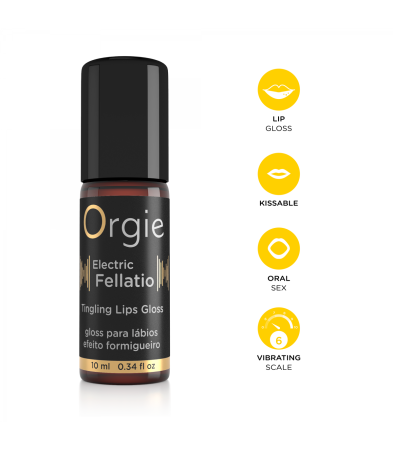 Produse<Sex toy - ELECTRIC FELLATIO LIP GLOSS LIQUID VIBRATOR 10 ML