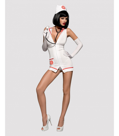 Produse <Sex toy<Body care<Lenjerie intima - EMERGENCY DRESS + STETHOSCOPE S/M