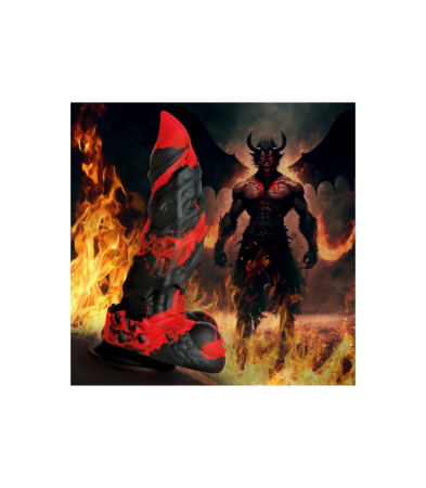 Produse <Body care - FIRE DEMON MONSTER SILICONE DILDO