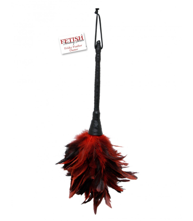 Produse<Lenjerie intima - FRISKY FEATHER DUSTER RED/BLACK