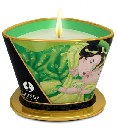 Produse<Lenjerie intima - GREEN TEA MASSAGE CANDLE 170ML