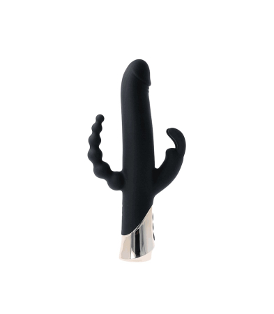 Produse<Sex toy - HARLEQUIN RECHARGEABLE RABBIT VIBRATOR WITH GYRATING DILDO SHAPE