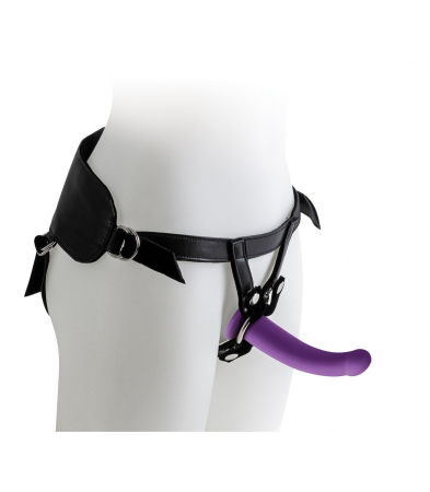 Produse<Sex toy - HARNESS WITH PURPLE DILDO SIZE M