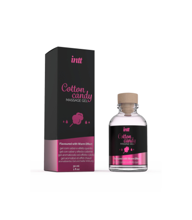 Produse<Sex toy - INTT HEAT EFFECT MASSAGE GEL COTTON CANDY 30 ML