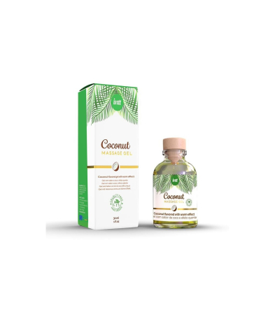 Produse<Sex toy - INTT HEAT MASSAGE GEL VEGAN BIO COCONUT 30 ML