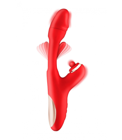 Produse<Sex toy - JOYFULLY TRIPLE STIMULATION VIBRATOR RED