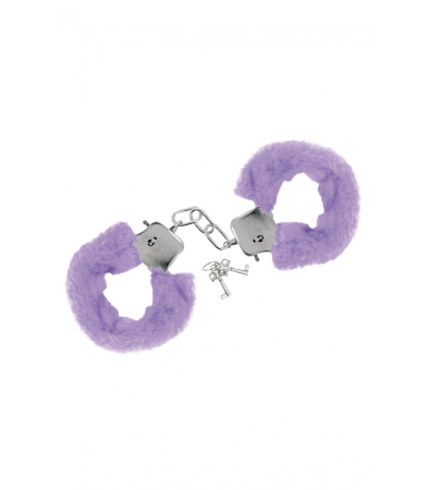 Produse <Sex toy<Body care<Lenjerie intima - LILAC PLUSH HANDCUFFS