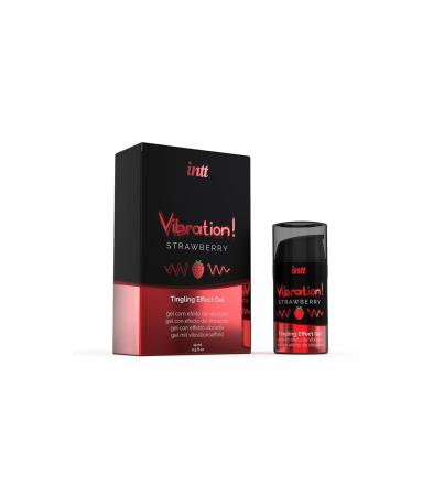 Produse<Sex toy - LIQUID VIBRATOR INTT STRAWBERRY 15 ML