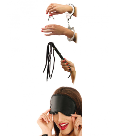 Produse<Lenjerie intima - LOVER'S FANTASY KIT BLACK/SILVER