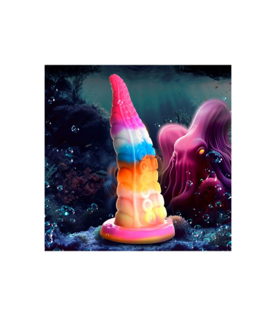 Produse <Body care - LUMINOCTOPUS GLOW-IN-THE-DARK DILDO
