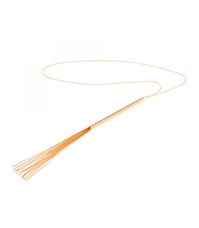Produse <Sex toy<Body care<Lenjerie intima - MAGNIFIQUE - METALLIC CHAIN WHIP / NECKLACE GOLD