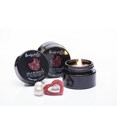 Produse <Body care - MASSAGE CANDLE WITH PHEROMONES RED FRUITS 20 ML