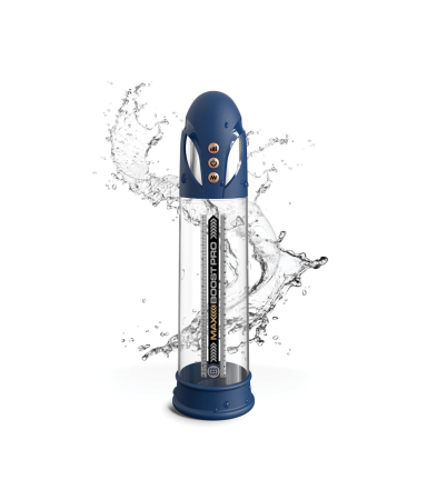 Produse <Sex toy<Body care<Lenjerie intima - MAX BOOST PRO FLOW BLUE/CLEAR