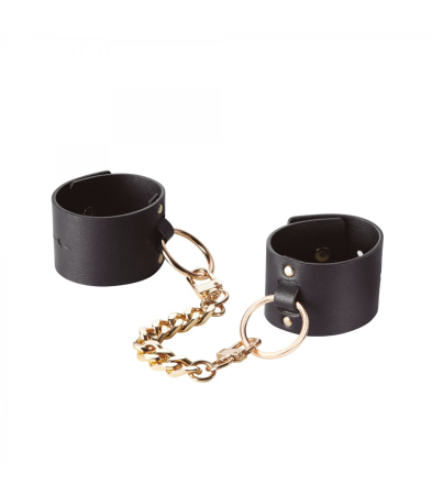 Produse <Sex toy<Body care<Lenjerie intima - MAZE - WIDE CUFFS BLACK
