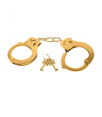Produse<Sex toy - METAL CUFFS GOLD