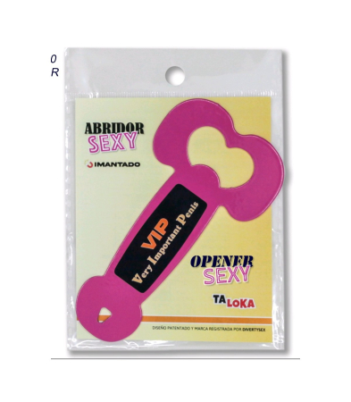Produse<Lenjerie intima - METALLIC OPENER MAGNETIC PENIS FUSCIA VERY