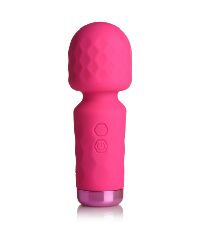Produse <Body care - MINI RECHARGEABLE PINK SILICONE WAND MASSAGER
