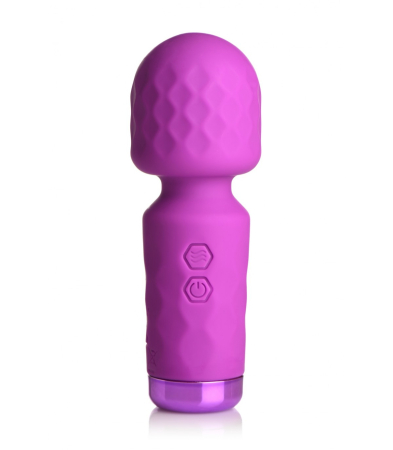 Produse <Body care - MINI RECHARGEABLE SILICONE WAND MASSAGER PURPLE