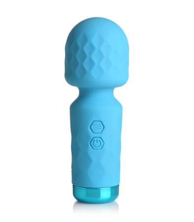 Produse <Body care - MINI RECHARGEABLE WAND MASSAGER BLUE SILICONE