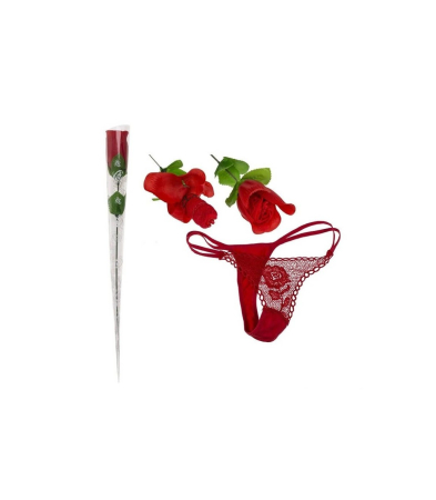 Produse<Lenjerie intima - PACK 12 PINK WITH RED THONG