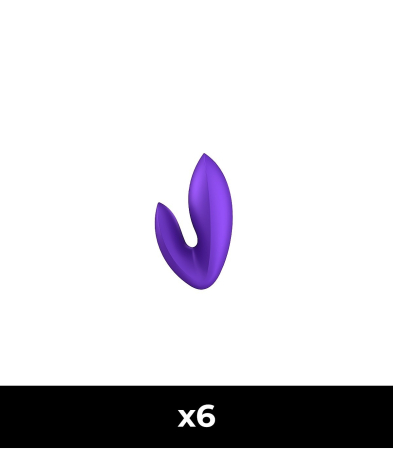 Produse <Sex toy<Body care<Lenjerie intima - PACK 6 SATISFYER LOVE RIOT PURPLE